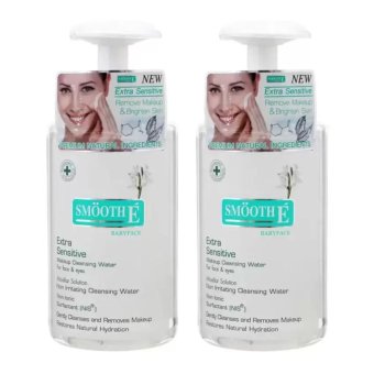 SMOOTH E EXTRA SENSITIVE MAKEUP CLEANSING WATER 200ML (2ขวด) SMOOTH E EXTRA SENSITIVE MAKEUP CLEANSING WATER 200ML (2ขวด)