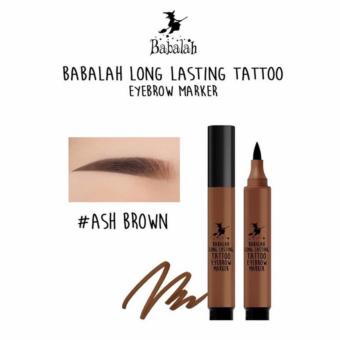 Babalah Long Lasting Tatto Eyebrow Marker #Ash Brown บาบาร่า ปากกาเมจิกเขียนคิ้ว สวยเป๊ะ ติดทนนาน ดูเป็นธรรมชาติ สีน้ำตาลเข้ม Babalah Long Lasting Tatto Eyebrow Marker #Ash Brown บาบาร่า ปากกาเมจิกเขียนคิ้ว สวยเป๊ะ ติดทนนาน ดูเป็นธรรมชาติ สีน้ำตาลเข้ม