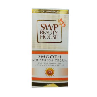 ครีมกันแดด SWP Beauty House Smooth Sunscreen Cream ควบคุมความมัน 10g. แพคเกจใหม่ (1 กล่อง) ครีมกันแดด SWP Beauty House Smooth Sunscreen Cream ควบคุมความมัน 10g. แพคเกจใหม่ (1 กล่อง)