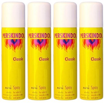 PERSKINDOL Classic Spray บรรเทาอาการปวดกล้ามเนื้อ 150ml. (4 ขวด) PERSKINDOL Classic Spray บรรเทาอาการปวดกล้ามเนื้อ 150ml. (4 ขวด)