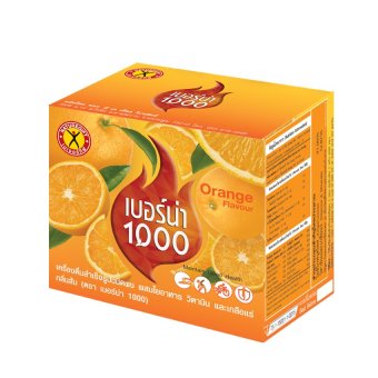 ขายยกลัง! NatureGift Berna 1000 (Orange Flavour) เนเจอร์กิฟ เบอร์น่า 1000 กลิ่นส้ม 1 ชุด มี 40 กล่อง กล่องละ 10 ซอง ขายยกลัง! NatureGift Berna 1000 (Orange Flavour) เนเจอร์กิฟ เบอร์น่า 1000 กลิ่นส้ม 1 ชุด มี 40 กล่อง กล่องละ 10 ซอง