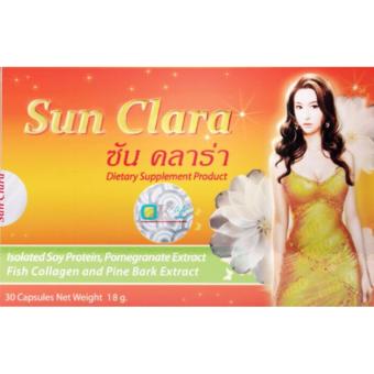 Sun Clara ซันคลาร่า ( ส้ม ) ผลิตภัณฑ์เสริมอาหาร 30แคปซูล/กล่อง Sun Clara ซันคลาร่า ( ส้ม ) ผลิตภัณฑ์เสริมอาหาร 30แคปซูล/กล่อง