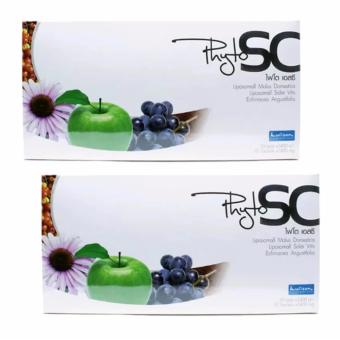 Phyto sc ไฟโต เอสซี สเต็มเซลล์ 1,400mg. 10 ซอง x 2 กล่อง Phyto sc ไฟโต เอสซี สเต็มเซลล์ 1,400mg. 10 ซอง x 2 กล่อง