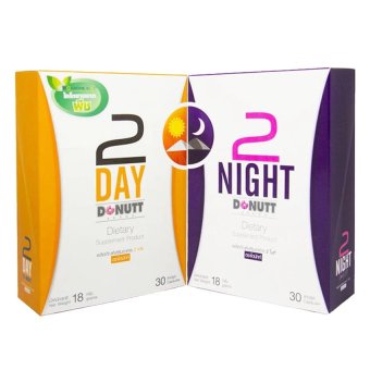 Donutt Brand 2 Day + 2 Night แพคคู่ ลดน้ำหนัก สูตรเร่งเผาผลาญมากถึง 2 เท่า บรรจุ 30 แคปซูล (อย่างละ 1 กล่อง) Donutt Brand 2 Day + 2 Night แพคคู่ ลดน้ำหนัก สูตรเร่งเผาผลาญมากถึง 2 เท่า บรรจุ 30 แคปซูล (อย่างละ 1 กล่อง)