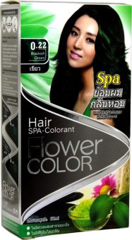 ครีมย้อมผมกลิ่นหอม สีเขียวอมดำ สารสกัดจากดอกไม้ 0.22 น้ำหนัก 60 ml. ครีมย้อมผมกลิ่นหอม สีเขียวอมดำ สารสกัดจากดอกไม้ 0.22 น้ำหนัก 60 ml.