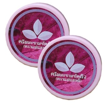 แพคคู่ ครีมมะขามพะเยาขัดผิว ขัดหน้า ตราแม่แสงดี 70 กรัม แพคคู่ ครีมมะขามพะเยาขัดผิว ขัดหน้า ตราแม่แสงดี 70 กรัม