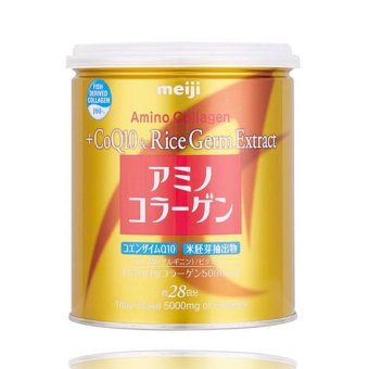 Meiji Amino Collagen + CoQ10 & Rice Germ Extract คอลลาเจนผงจากญี่ปุ่น 5000 มก. + โคคิวเท็นและสารสกัดจากจมูกข้าว 200g Meiji Amino Collagen + CoQ10 & Rice Germ Extract คอลลาเจนผงจากญี่ปุ่น 5000 มก. + โคคิวเท็นและสารสกัดจากจมูกข้าว 200g