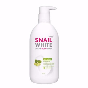 Snail White Cream Body Wash 500ml. ANTI-AGING Caviar Lime ครีมอาบน้ำ สูตรฟื้นบำรุงผิวขาวกระจ่างใส Snail White Cream Body Wash 500ml. ANTI-AGING Caviar Lime ครีมอาบน้ำ สูตรฟื้นบำรุงผิวขาวกระจ่างใส