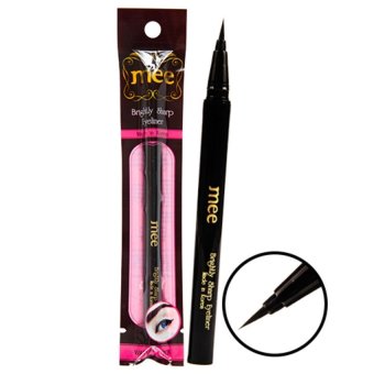 Mee Brightly Sharp Eyeliner Waterproof อายไลเนอร์ เนื้อฟิล์ม หัวพู่กัน กันน้ำ กันเหงื่อ - ( สีดำ x 1 แท่ง) Mee Brightly Sharp Eyeliner Waterproof อายไลเนอร์ เนื้อฟิล์ม หัวพู่กัน กันน้ำ กันเหงื่อ - ( สีดำ x 1 แท่ง)