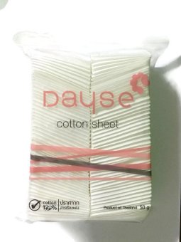 Dayse สำลีแผ่น รีดข้าง 50 กรัม x 6 ห่อ Dayse สำลีแผ่น รีดข้าง 50 กรัม x 6 ห่อ