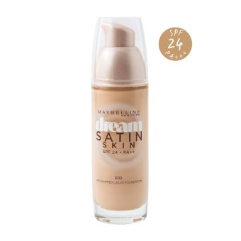 เมย์เบลลีน นิวยอร์ก ดรีม ซาติน สกิน ลิควิด ฟาวเดชั่น เอสพีเอฟ 24 พีเอ++ 30 มล. MAYBELLINE NEW YORK DREAM SATIN LIQUID FOUNDATION SPF 24 PA++ 30 ml เมย์เบลลีน นิวยอร์ก ดรีม ซาติน สกิน ลิควิด ฟาวเดชั่น เอสพีเอฟ 24 พีเอ++ 30 มล. MAYBELLINE NEW YORK DREAM SATIN LIQUID FOUNDATION SPF 24 PA++ 30 ml