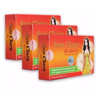 Sun Clara ซัน คลาร่า กล่องส้ม 30 แคปซูล (3 กล่อง) Sun Clara ซัน คลาร่า กล่องส้ม 30 แคปซูล (3 กล่อง)