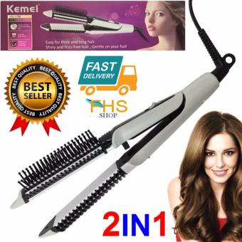 FHS Kemei KM-1788 เครื่องม้วนผม หนีบผมตรง 2in1 FHS Kemei KM-1788 เครื่องม้วนผม หนีบผมตรง 2in1