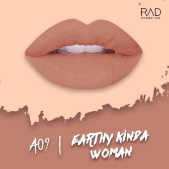ของแท้ ลิปน้ำชา RAD Cosmetics สี Earthy Kinda Women : A09 RAD Matte Liquid Lipstick ของแท้ ลิปน้ำชา RAD Cosmetics สี Earthy Kinda Women : A09 RAD Matte Liquid Lipstick