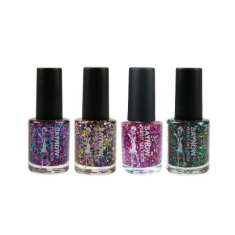 Saynow Girls ยาทาเล็บ สีเมทัลลิค,กลิตเตอร์,โยเกิร์ต 4 ขวด 13 ml. ( SET 3 ) Saynow Girls ยาทาเล็บ สีเมทัลลิค,กลิตเตอร์,โยเกิร์ต 4 ขวด 13 ml. ( SET 3 )