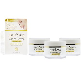 Provamed Age Corrector Night Cream 50 กรัม 3กระปุก Provamed Age Corrector Night Cream 50 กรัม 3กระปุก