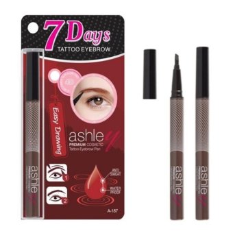 ashley 7 Days Tattoo Eyebrow 4D Easy Drawing ปากกาสักคิ้ว #No.01 (น้ำตาลธรรมชาติ) ashley 7 Days Tattoo Eyebrow 4D Easy Drawing ปากกาสักคิ้ว #No.01 (น้ำตาลธรรมชาติ)