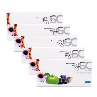 Phyto SC Stemcell Phytosc ไฟโต เอสซี สเต็มเซลล์จากพืช 1,400 mg. 10 ซอง (5 กล่อง) Phyto SC Stemcell Phytosc ไฟโต เอสซี สเต็มเซลล์จากพืช 1,400 mg. 10 ซอง (5 กล่อง)