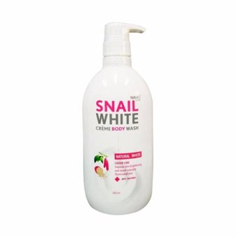 Snail White Cream Body Wash 500ml. Natural White Caviar Lime ครีมอาบน้ำ สูตรฟื้นบำรุงผิวขาวกระจ่างใส Snail White Cream Body Wash 500ml. Natural White Caviar Lime ครีมอาบน้ำ สูตรฟื้นบำรุงผิวขาวกระจ่างใส