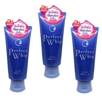 Shiseido Perfect Whip Foam โฟมล้างหน้า 120g (3 หลอด) Shiseido Perfect Whip Foam โฟมล้างหน้า 120g (3 หลอด)