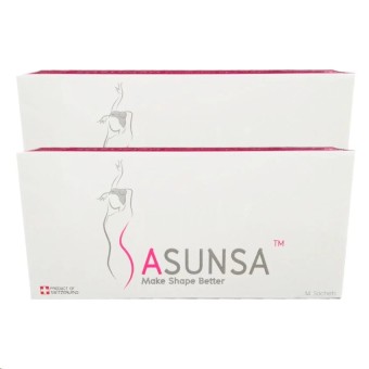 Sasunsa ซาซันซ่า กล่องใหม่ ผลิตภัณฑ์ลดน้ำหนัก 2 กล่อง (14 ซอง/กล่อง) Sasunsa ซาซันซ่า กล่องใหม่ ผลิตภัณฑ์ลดน้ำหนัก 2 กล่อง (14 ซอง/กล่อง)