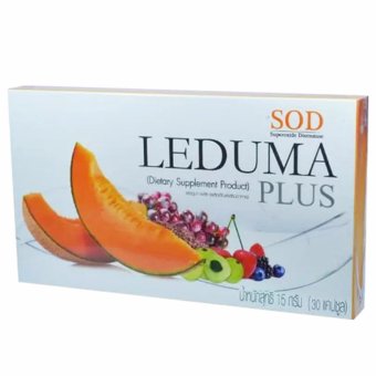 Leduma Plus SOD เลดูม่า พลัส เอสโอดี อาหารเสริมเพื่อผิวขาว ออร่า ย้อนวัยผิว ผิวเนียนใส ไร้ริ้วรอย ขนาด 30 แคปซูล (1 กล่อง)(...) Leduma Plus SOD เลดูม่า พลัส เอสโอดี อาหารเสริมเพื่อผิวขาว ออร่า ย้อนวัยผิว ผิวเนียนใส ไร้ริ้วรอย ขนาด 30 แคปซูล (1 กล่อง)(...)