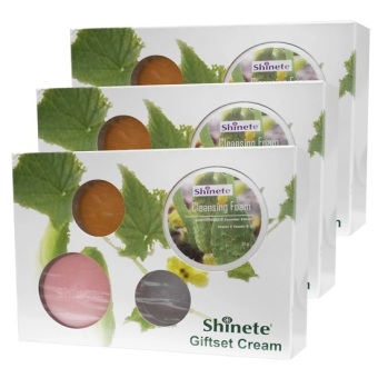 Shinete' ครีม ชิเนเต้ หน้าขาวใส เซ็ตผลิตภัณฑ์ดูแลผิวหน้า 4 ชิ้น 1 เซ็ต (3 กล่อง) Shinete' ครีม ชิเนเต้ หน้าขาวใส เซ็ตผลิตภัณฑ์ดูแลผิวหน้า 4 ชิ้น 1 เซ็ต (3 กล่อง)