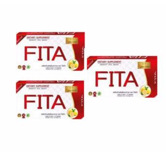 FITA ไฟต้า ดีท็อกซ์ ลดน้ำหนัก ล้างลำไส้ ขับถ่ายง่าย สลายพุง 3 กล่อง (บรรจุกล่องละ 5 ซอง) FITA ไฟต้า ดีท็อกซ์ ลดน้ำหนัก ล้างลำไส้ ขับถ่ายง่าย สลายพุง 3 กล่อง (บรรจุกล่องละ 5 ซอง)