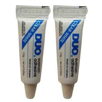 Duo กาวติดขนตา Eyelash Adhesive 2.5g. ติดได้ทนนาน กันน้ำ กันเหงื่อ #Clear-White (2 หลอด) Duo กาวติดขนตา Eyelash Adhesive 2.5g. ติดได้ทนนาน กันน้ำ กันเหงื่อ #Clear-White (2 หลอด)