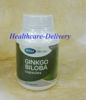 Mega We Care Ginkgo Biloba 60แคปซูล แปะก๊วย Mega We Care Ginkgo Biloba 60แคปซูล แปะก๊วย
