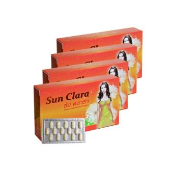 Sun Clara กล่องส้ม สูตรดั้งเดิม (30 แคปซูล x 4 กล่อง) Sun Clara กล่องส้ม สูตรดั้งเดิม (30 แคปซูล x 4 กล่อง)