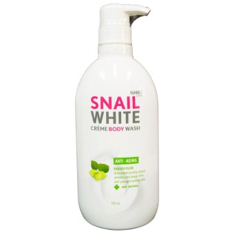 Snail White Cream Body Wash ครีมอาบน้ำสูตร Kakadu Plum วิตามิน A C E ลดเลือนริ้วรอย แลดูอ่อนเยาว์ 1 ขวด (500 ml) Snail White Cream Body Wash ครีมอาบน้ำสูตร Kakadu Plum วิตามิน A C E ลดเลือนริ้วรอย แลดูอ่อนเยาว์ 1 ขวด (500 ml)