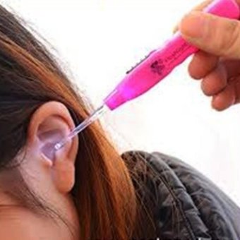 ไม้แคะหูพร้อมไฟในตัว 3 in 1 (สีชมพู) Flashlight Earpick (pink) ไม้แคะหูพร้อมไฟในตัว 3 in 1 (สีชมพู) Flashlight Earpick (pink)