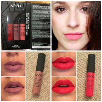 Limited Edition NYX Soft Matte Lip Cream Set10 สีชมพู แดง Limited Edition NYX Soft Matte Lip Cream Set10 สีชมพู แดง