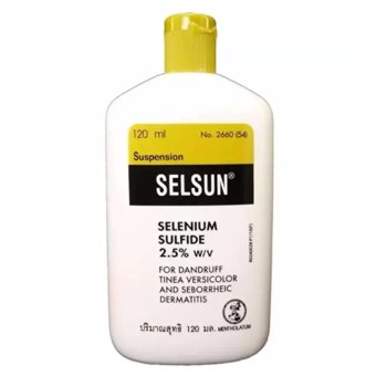 (1 ขวด x 120 มล.) Selsun Shampoo เซลซั่น แชมพูยา กำจัดรังแค กลากเกลื้อนที่ผิวหนัง (1 ขวด x 120 มล.) Selsun Shampoo เซลซั่น แชมพูยา กำจัดรังแค กลากเกลื้อนที่ผิวหนัง