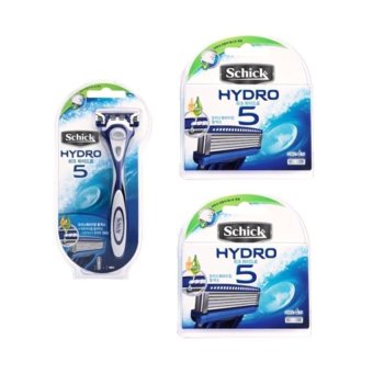 Schick ไฮโดร 5 เนื้อที่ 1 มีดโกนกับ 8 ปลอกกระสุน/จริงใจ Schick ไฮโดร 5 เนื้อที่ 1 มีดโกนกับ 8 ปลอกกระสุน/จริงใจ