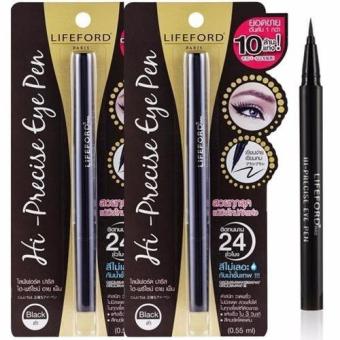 Lifeford Paris - Hi Precise Eye Pen #Black 0.55 ml. ไลฟ์ฟอร์ด ปารีส ไฮ-พรีไซส์ อาย เพ็น สีดำ จำนวน 2 แท่ง Lifeford Paris - Hi Precise Eye Pen #Black 0.55 ml. ไลฟ์ฟอร์ด ปารีส ไฮ-พรีไซส์ อาย เพ็น สีดำ จำนวน 2 แท่ง