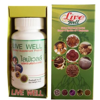 Live Well เอนไซม์แคปซูล ของ ดร.วิสุทธิ์ ขนาดบรรจุ 60 แคปซูล (1 กระปุก) Live Well เอนไซม์แคปซูล ของ ดร.วิสุทธิ์ ขนาดบรรจุ 60 แคปซูล (1 กระปุก)