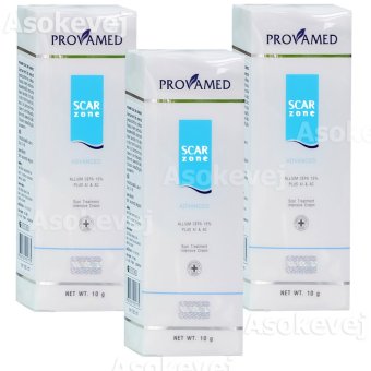 Provamed scar zone advanced (3 หลอด) ครีมรักษารอยสิว 10g Provamed scar zone advanced (3 หลอด) ครีมรักษารอยสิว 10g