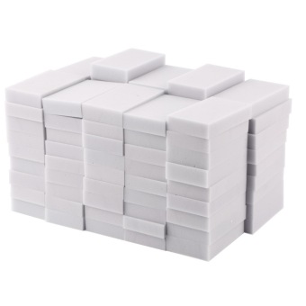 Allwin 100ชิ้น 100 x 60มม x 20มมอาคมฟองน้ำยางลบล้างสิ่งปนเปื้อนมาก Allwin 100ชิ้น 100 x 60มม x 20มมอาคมฟองน้ำยางลบล้างสิ่งปนเปื้อนมาก