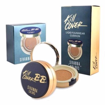Sivanna บีบี แป้งน้ำแร่ BB Kill Cover Liqid Founwear Cushion+ รีฟิลในกล่อง no.20 สำหรับผิวสองสี Sivanna บีบี แป้งน้ำแร่ BB Kill Cover Liqid Founwear Cushion+ รีฟิลในกล่อง no.20 สำหรับผิวสองสี