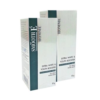 Smooth E Homme Extra White & Youth Booster Gel Cream 50 กรัม (2 กล่อง) Smooth E Homme Extra White & Youth Booster Gel Cream 50 กรัม (2 กล่อง)