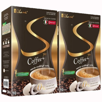 Chame' Sye Coffee Plus (บรรจุ 10 ซอง/กล่อง) กาแฟลดน้ำหนัก กระชับสัดส่วน (2 กล่อง) Chame' Sye Coffee Plus (บรรจุ 10 ซอง/กล่อง) กาแฟลดน้ำหนัก กระชับสัดส่วน (2 กล่อง)