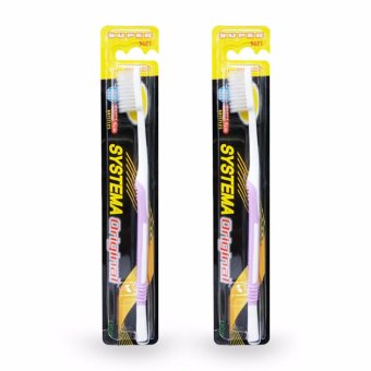 SYSTEMA ซิสเท็มม่า แปรงสีฟันขนแปรงนุ่มพิเศษ - 2 ด้าม SYSTEMA ซิสเท็มม่า แปรงสีฟันขนแปรงนุ่มพิเศษ - 2 ด้าม