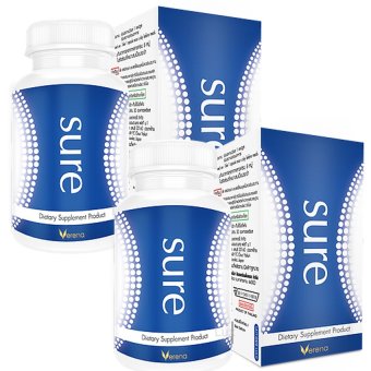 Verena Sure เวอร์รีน่า ชัวร์ สูตรดักจับไขมัน ขนาด 30 แคปซูล (2 กล่อง) Verena Sure เวอร์รีน่า ชัวร์ สูตรดักจับไขมัน ขนาด 30 แคปซูล (2 กล่อง)