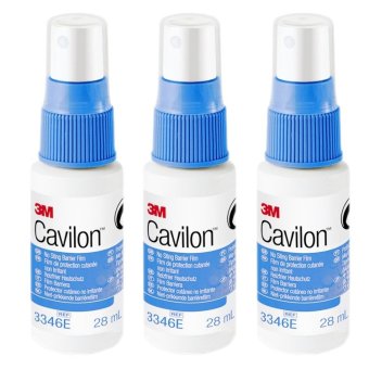 Cavilon No Sting Barrier Film Protects Skin คาวิลอน ฟิล์มเคลือบบนผิวหนัง 28ml 3ขวด Cavilon No Sting Barrier Film Protects Skin คาวิลอน ฟิล์มเคลือบบนผิวหนัง 28ml 3ขวด