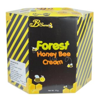 B'Secret Forest Honey Bee Cream บี ซีเคร็ท ครีมน้ำผึ้งป่า ครีมบำรุงผิวหน้าเนียนเด้ง ขนาด 15 กรัม (1 กระปุก) B'Secret Forest Honey Bee Cream บี ซีเคร็ท ครีมน้ำผึ้งป่า ครีมบำรุงผิวหน้าเนียนเด้ง ขนาด 15 กรัม (1 กระปุก)