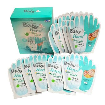 Baby Hand Nail Mask ถุงมือมาร์คบำรุง มือ+เล็บ ลดรอยเหี่ยว เล็บแข็งแรง (10แพ็ค/กล่อง) Baby Hand Nail Mask ถุงมือมาร์คบำรุง มือ+เล็บ ลดรอยเหี่ยว เล็บแข็งแรง (10แพ็ค/กล่อง)