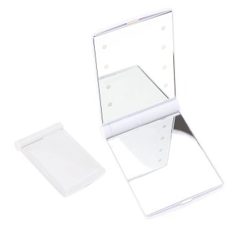 Elit กระจกแบบพกพา ไฟ LED สุดอเนกประสงค์ Compact Cosmetic Mirror (White) Elit กระจกแบบพกพา ไฟ LED สุดอเนกประสงค์ Compact Cosmetic Mirror (White)