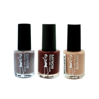Saynow Girls Princess Nail Color (Matte) ยาทาเล็บ (Set 8) 3 ขวด 13 ml. Saynow Girls Princess Nail Color (Matte) ยาทาเล็บ (Set 8) 3 ขวด 13 ml.